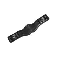 Cinghia da addestramento in cuoio con logo inciso Equestro Nero Cinghia da addestramento in cuoio con logo inciso Equestro Nero