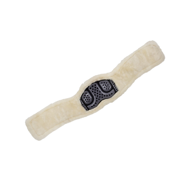 Sottopancia corto in gel e PVC con fibbie in acciaio inox e lana ecologica Acavallo Sottopancia corto in gel e PVC con fibbie in acciaio inox e lana ecologica Acavallo