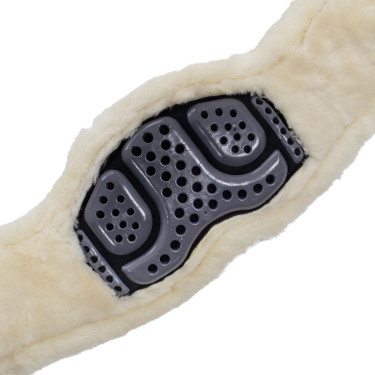 Sottopancia corto in gel e PVC con fibbie in acciaio inox e lana ecologica Acavallo Sottopancia corto in gel e PVC con fibbie in acciaio inox e lana ecologica Acavallo