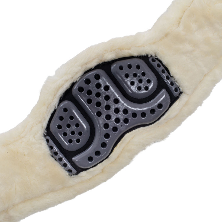 Sottopancia corto in gel e PVC con fibbie in acciaio inox e lana ecologica Acavallo Sottopancia corto in gel e PVC con fibbie in acciaio inox e lana ecologica Acavallo