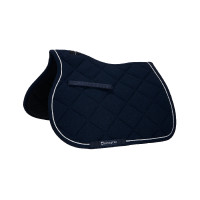 Sottosella da salto in cotone con cordoncini Diamond Equestro Nero Sottosella da salto in cotone con cordoncini Diamond Equestro Nero