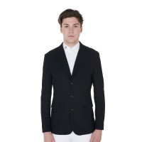 Giacca da concorso uomo 3 bottoni Elegance Equestro Nero Giacca da concorso uomo 3 bottoni Elegance Equestro Nero