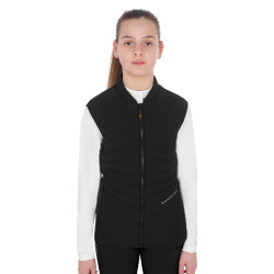 Gilet senza maniche da bambina aderente in tessuto tecnico Equestro