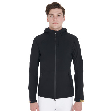 Giacca softshell tecnica da uomo Equestro Nero