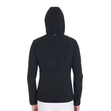 Giacca softshell tecnica da uomo Equestro Nero