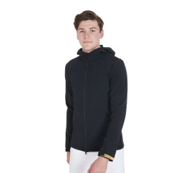 Giacca softshell tecnica da uomo Equestro Nero