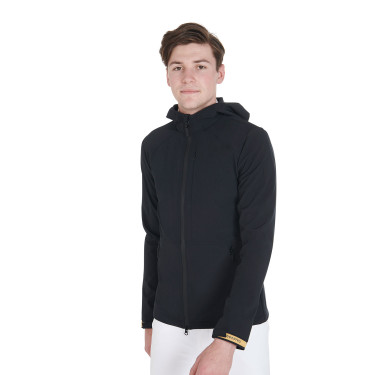 Giacca softshell tecnica da uomo Equestro Nero