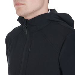 Giacca softshell tecnica da uomo Equestro Nero