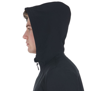 Giacca softshell tecnica da uomo Equestro Nero