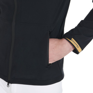 Giacca softshell tecnica da uomo Equestro Nero