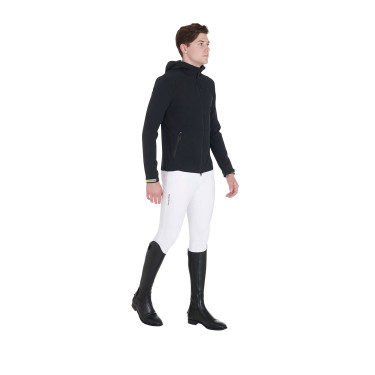 Giacca softshell tecnica da uomo Equestro Nero