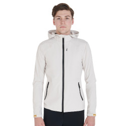Giacca softshell tecnica da uomo Equestro Greggio Beige