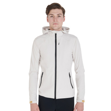 Giacca softshell tecnica da uomo Equestro Greggio Beige