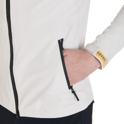 Giacca softshell tecnica da uomo Equestro Greggio Beige