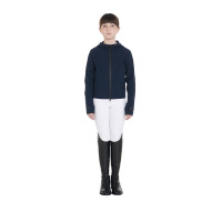 Giacca softshell tecnica per bambini Equestro Marina Blu marino