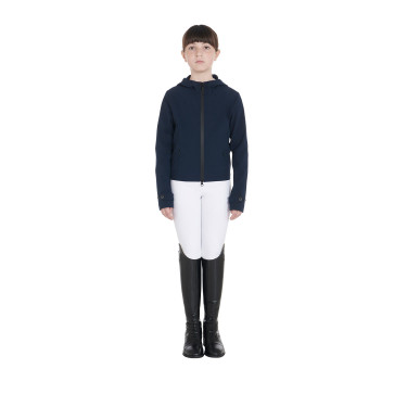 Giacca softshell tecnica per bambini Equestro Marina Blu marino