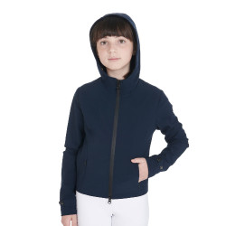 Giacca softshell tecnica per bambini Equestro Marina Blu marino