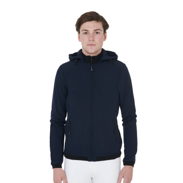 Giacca softshell aderente da uomo con interno in pile Livigno Equestro Giacca softshell aderente da uomo con interno in pile Livigno Equestro