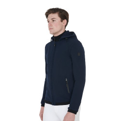 Giacca softshell aderente da uomo con interno in pile Livigno Equestro Marina Blu marino Giacca softshell aderente da uomo con interno in pile Livigno Equestro Marina Blu marino