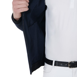 Giacca softshell aderente da uomo con interno in pile Livigno Equestro Marina Blu marino Giacca softshell aderente da uomo con interno in pile Livigno Equestro Marina Blu marino