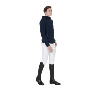Giacca softshell aderente da uomo con interno in pile Livigno Equestro Nero Giacca softshell aderente da uomo con interno in pile Livigno Equestro Nero