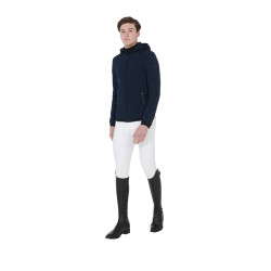 Giacca softshell aderente da uomo con interno in pile Livigno Equestro Marina Blu marino Giacca softshell aderente da uomo con interno in pile Livigno Equestro Marina Blu marino