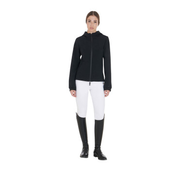 Giacca softshell aderente da donna con tasche nascoste Equestro Giacca softshell aderente da donna con tasche nascoste Equestro