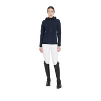 Giacca softshell aderente con interno in pile da donna Gardena Equestro Marina Blu marino Giacca softshell aderente con interno in pile da donna Gardena Equestro Marina Blu marino