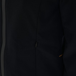 Giacca softshell aderente con cerniera antivento da donna Equestro Nero