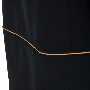 Giacca softshell aderente con cerniera antivento da donna Equestro Nero