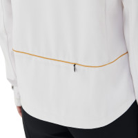Giacca softshell aderente con cerniera antivento da donna Equestro Bianco Giacca softshell aderente con cerniera antivento da donna Equestro Bianco