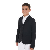 Giacca da concorso unisex per bambini Reverse Equestro Nero Giacca da concorso unisex per bambini Reverse Equestro Nero