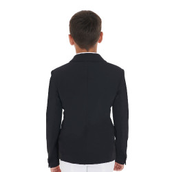 Giacca da concorso unisex per bambini Reverse Equestro Nero