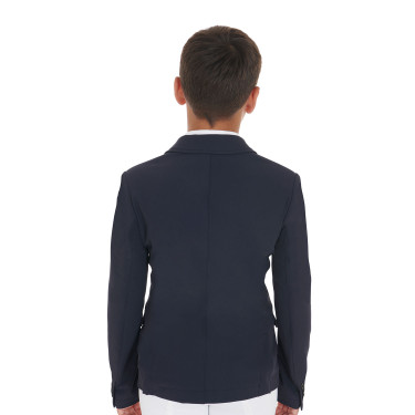 Giacca da concorso unisex per bambini Reverse Equestro Marina Blu marino