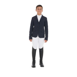 Giacca da concorso unisex per bambini Reverse Equestro Marina Blu marino