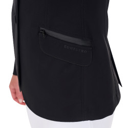 Damen-Wettkampfjacke perforiert 3 Knöpfe Equestro Nero Damen-Wettkampfjacke perforiert 3 Knöpfe Equestro Nero