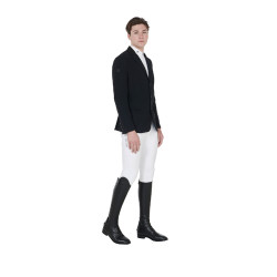 Giacca da concorso uomo 3 bottoni Elegance Equestro Nero