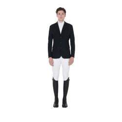 Giacca da concorso uomo 3 bottoni Elegance Equestro Nero