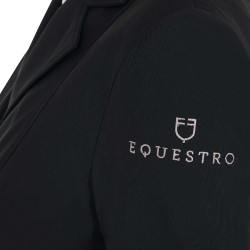 Chaqueta de concurso para mujer con corte anatómico de 4 botones Active Equestro Nero