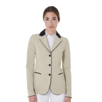 Giacca da concorso a 3 bottoni da donna Elegance Equestro Nero Giacca da concorso a 3 bottoni da donna Elegance Equestro Nero