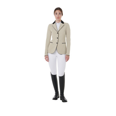 Giacca da concorso a 3 bottoni da donna Elegance Equestro Giacca da concorso a 3 bottoni da donna Elegance Equestro