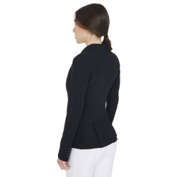 Giacca da concorso a 3 bottoni da donna Elegance Equestro Nero