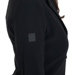 Giacca da concorso a 3 bottoni da donna Elegance Equestro Nero