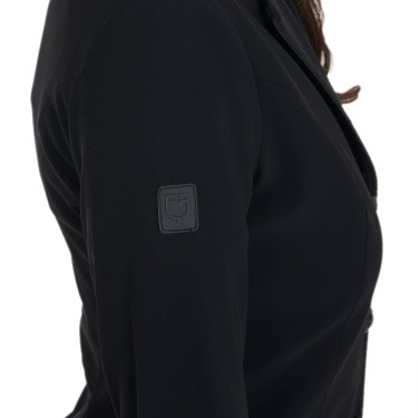 Giacca da concorso a 3 bottoni da donna Elegance Equestro Nero