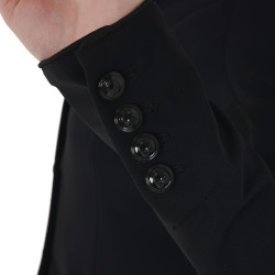 Giacca da concorso a 3 bottoni da donna Elegance Equestro Nero