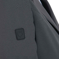 Giacca da concorso a 3 bottoni da donna Elegance Equestro Grigio / bordeaux