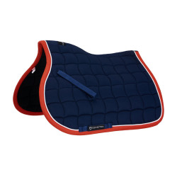 Sottosella per pony White Trim Equestro Blu navy / rosso