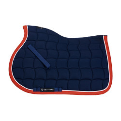 Sottosella per pony White Trim Equestro Blu navy / rosso