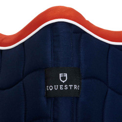 Sottosella per pony White Trim Equestro Blu navy / rosso