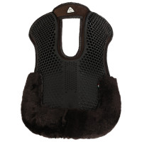 Ammortizzatore posteriore in montone svedese e anteriore in gel Acavallo Nero / bianco Ammortizzatore posteriore in montone svedese e anteriore in gel Acavallo Nero / bianco